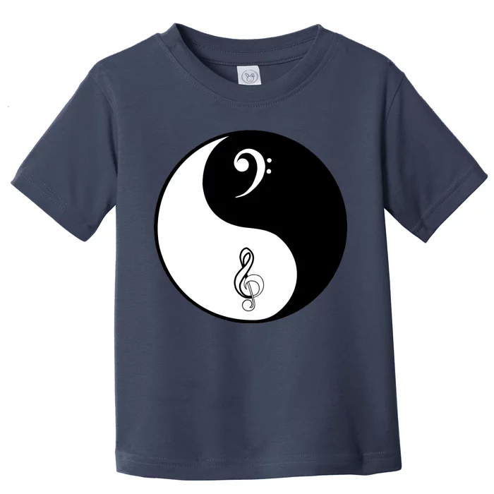 Bass & Treble Yin Yang Signs Toddler T-Shirt