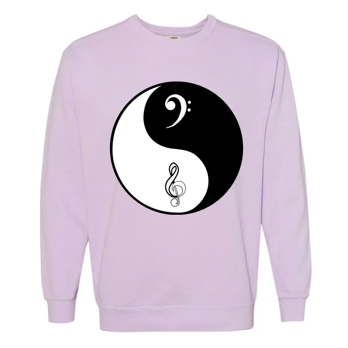 Bass & Treble Yin Yang Signs Garment-Dyed Sweatshirt