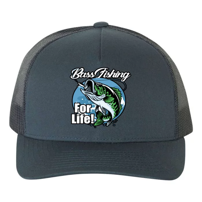 Bass Fishing For Life Yupoong Adult 5-Panel Trucker Hat