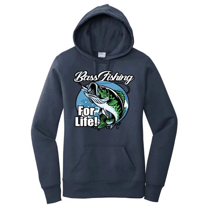 Bass Fishing For Life Women's Pullover Hoodie