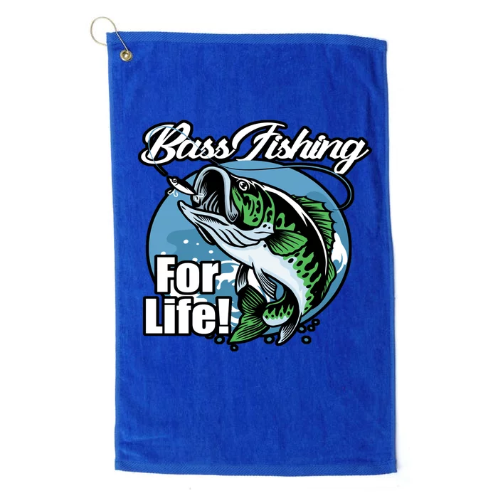 Bass Fishing For Life Platinum Collection Golf Towel