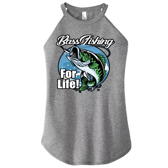 Bass Fishing For Life Women’s Perfect Tri Rocker Tank