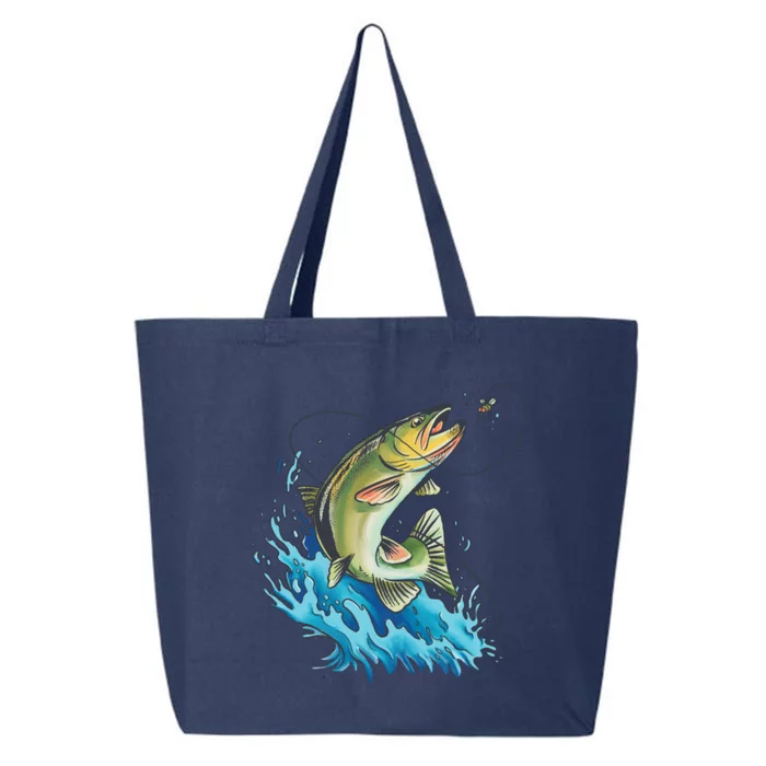 Bass Fishing Water 25L Jumbo Tote