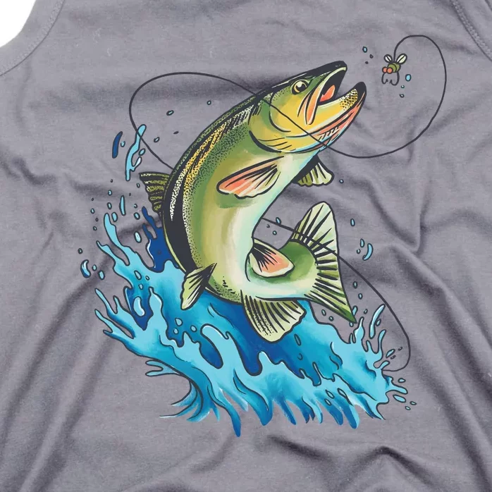 Bass Fishing Water Tank Top