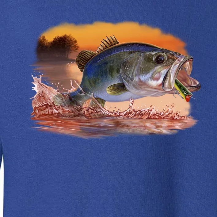 Bass Leaping Toddler Sweatshirt