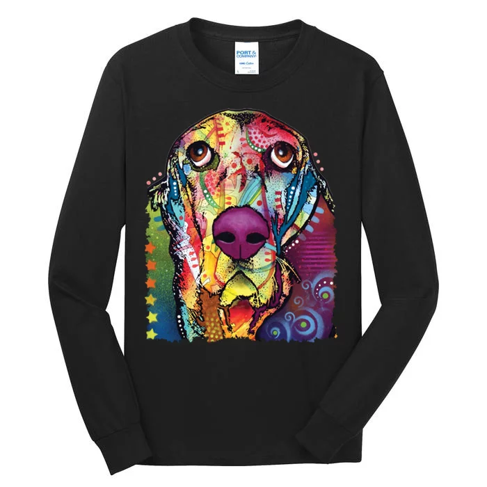 Basset Hound - Dog - Dean Russo Tall Long Sleeve T-Shirt