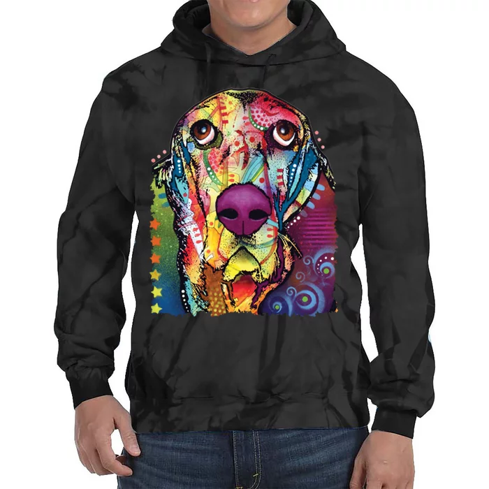 Basset Hound - Dog - Dean Russo Tie Dye Hoodie