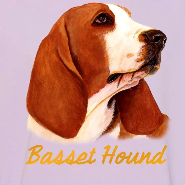 Basset Hound Dog Signature Portrait Garment-Dyed Sweatshirt