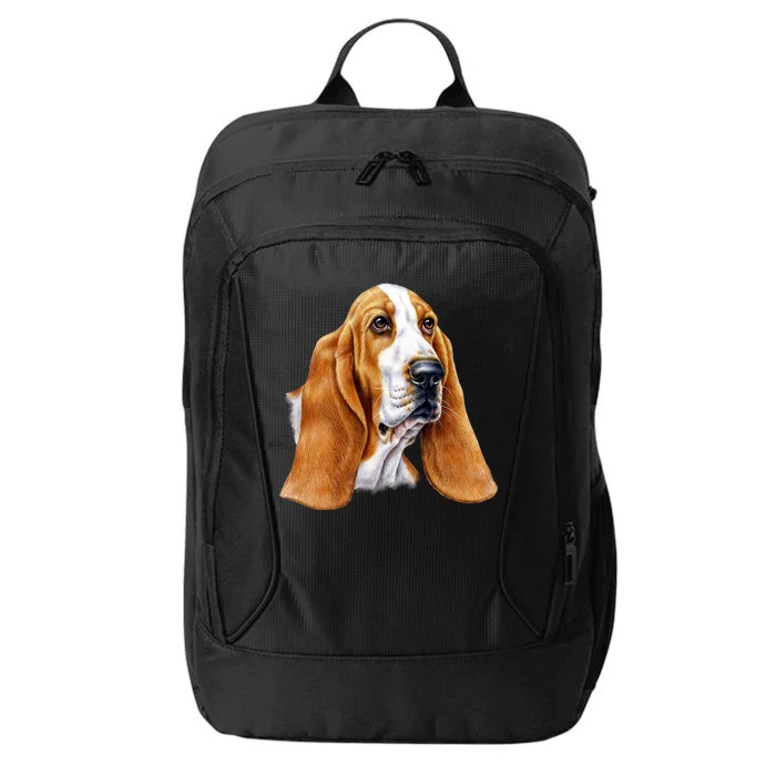 Basset Hound Face City Backpack