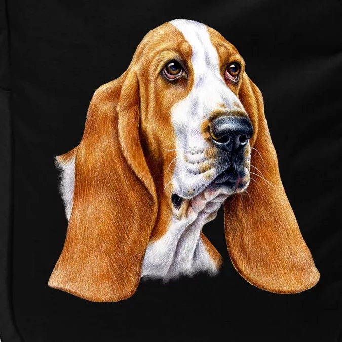 Basset Hound Face Impact Tech Backpack