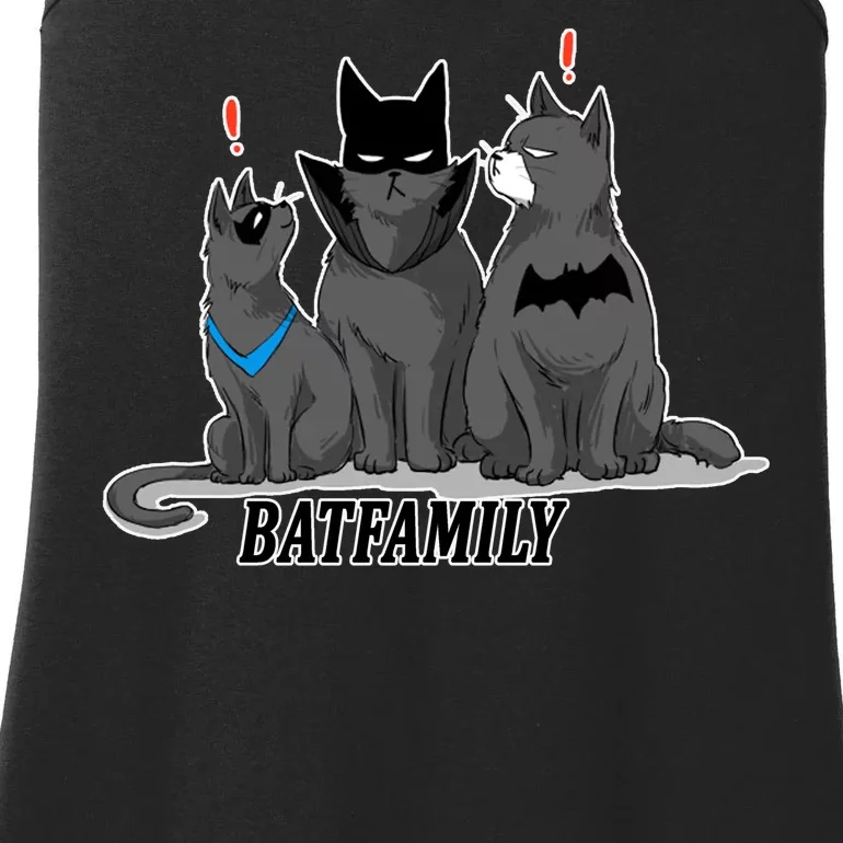 Bat Family Cats Cartoon Ladies Essential Tank