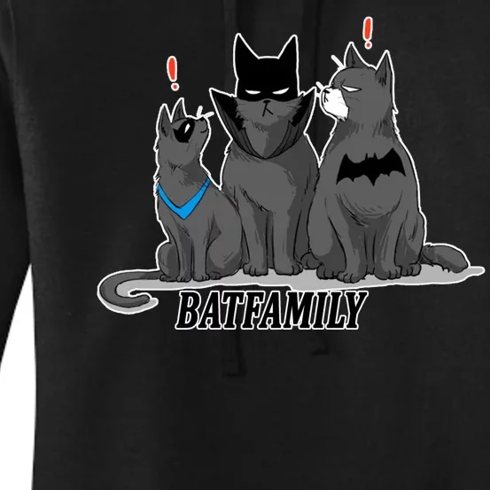 Bat Family Cats Cartoon Women's Pullover Hoodie