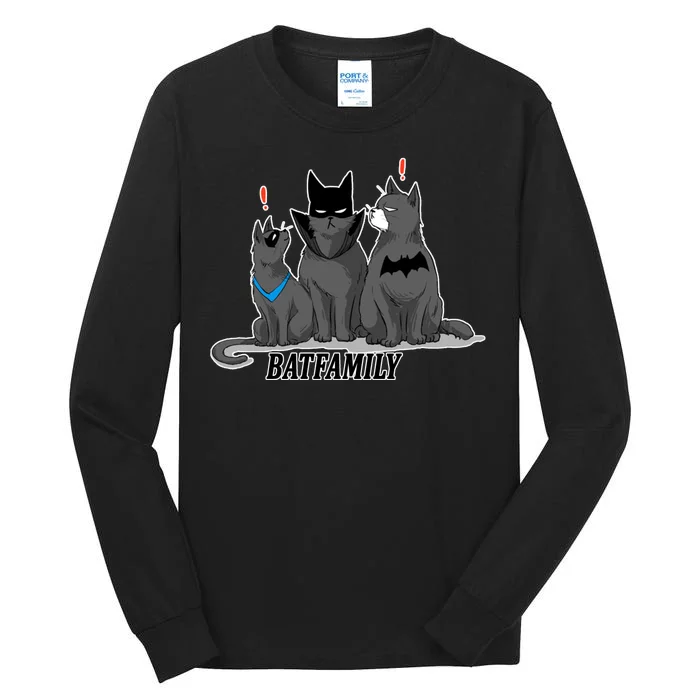 Bat Family Cats Cartoon Tall Long Sleeve T-Shirt