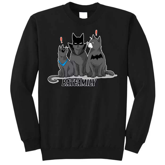 Bat Family Cats Cartoon Tall Sweatshirt