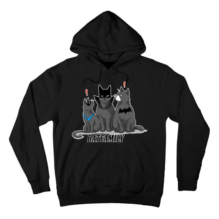 Bat Family Cats Cartoon Tall Hoodie