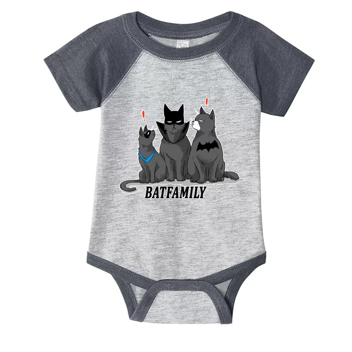 Bat Family Cats Cartoon Infant Baby Jersey Bodysuit