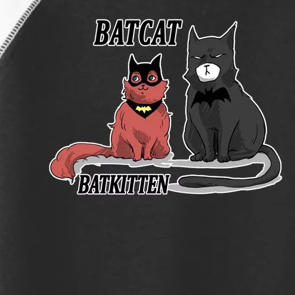 Bat Kitten Cat Funny Spoof Cartoon Toddler Fine Jersey T-Shirt