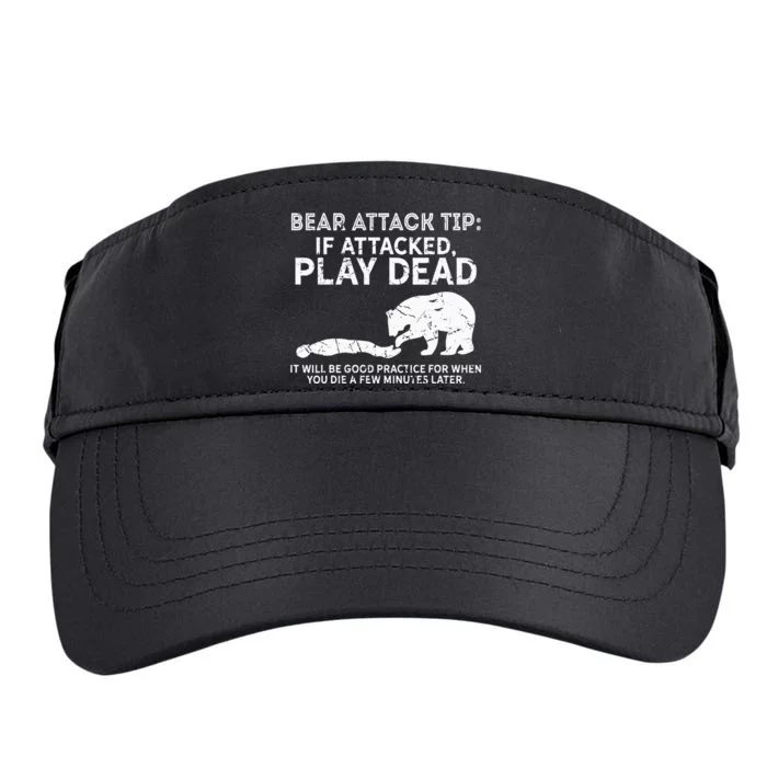 Bear Attack Tip If Attacked Play Dead Adult Drive Performance Visor