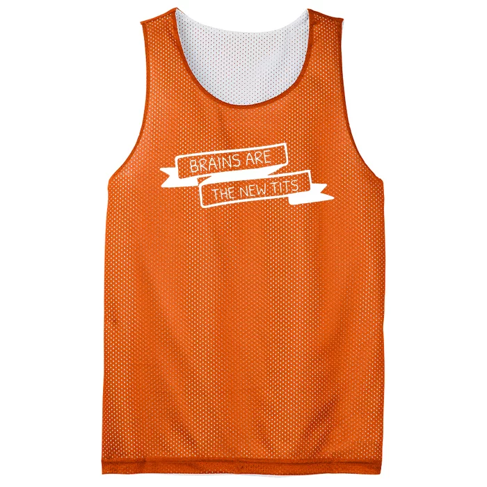 Brains Are The New Tits Mesh Reversible Basketball Jersey Tank