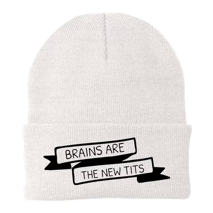 Brains Are The New Tits Knit Cap Winter Beanie