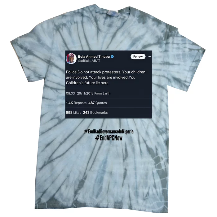 Bola Ahmed Tinubu Tie-Dye T-Shirt