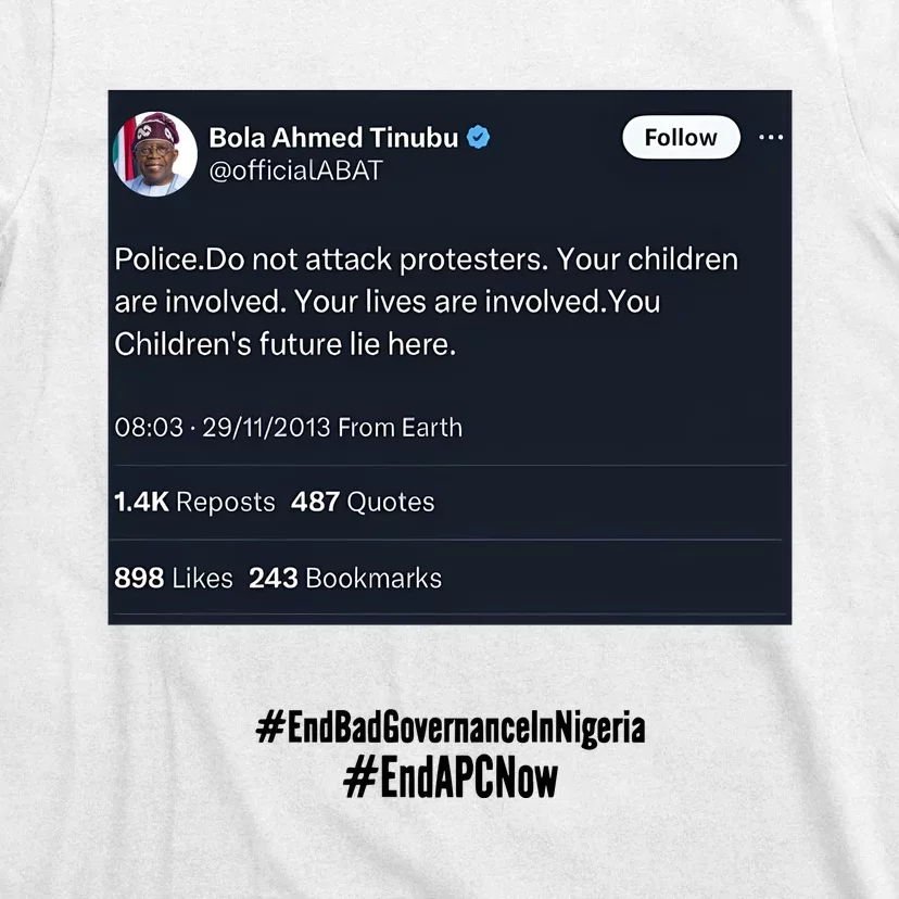 Bola Ahmed Tinubu T-Shirt