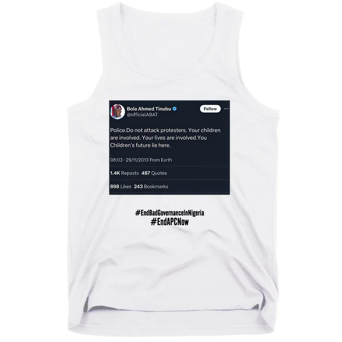 Bola Ahmed Tinubu Tank Top