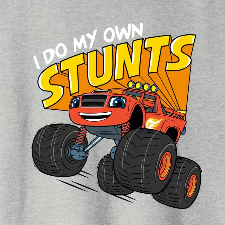 Blaze And The Monster Machines Blaze (I Do My Own Stunts) Gift Women's Crop Top Tee