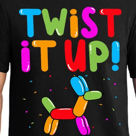 Balloon Animal Twister Party Twist It Up Balloon Artist Pajama Set