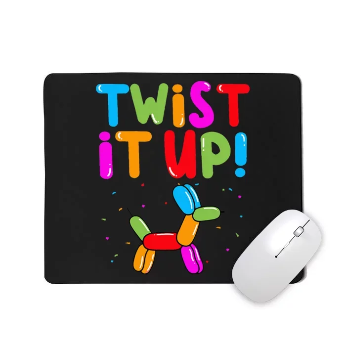 Balloon Animal Twister Party Twist It Up Balloon Artist Mousepad