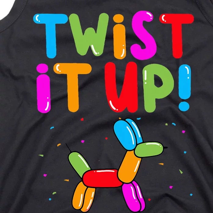 Balloon Animal Twister Party Twist It Up Balloon Artist Tank Top