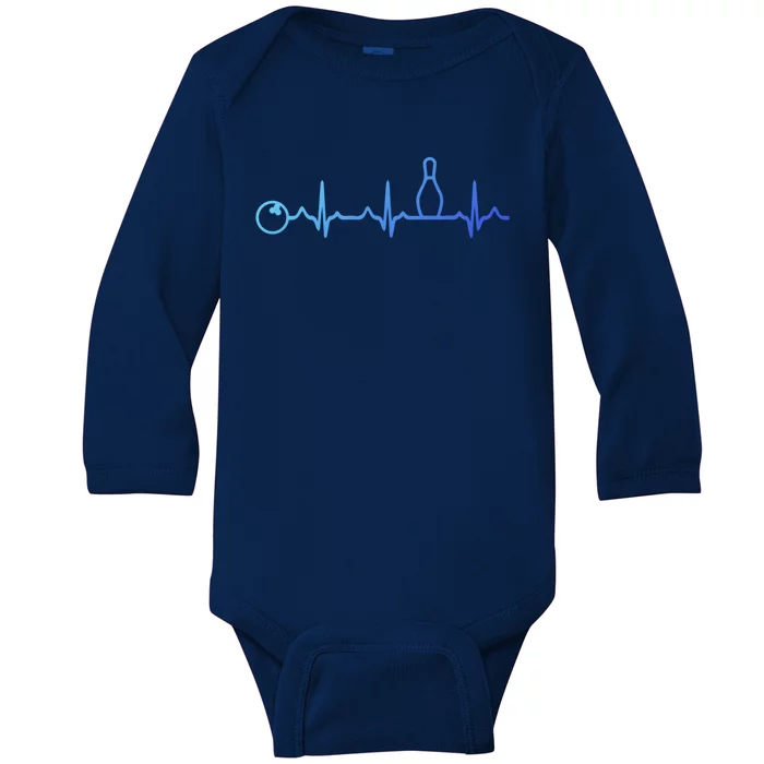 Bowling And Team Merch Bowling Gift Baby Long Sleeve Bodysuit