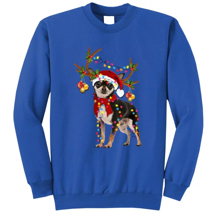 Black And Tan Chihuahua Gorgeous Reindeer Christmas Gift Sweatshirt