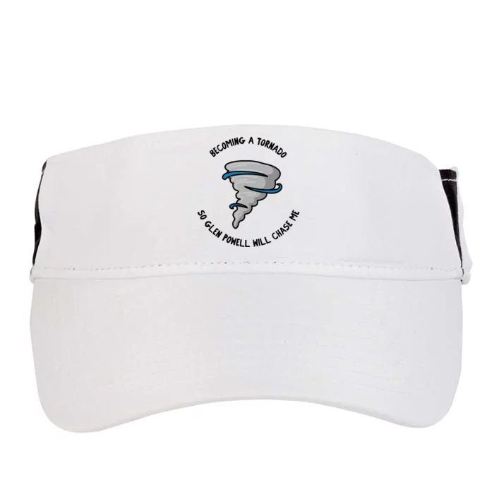 Becoming A Tornado So Will Chase Me Adult Drive Performance Visor