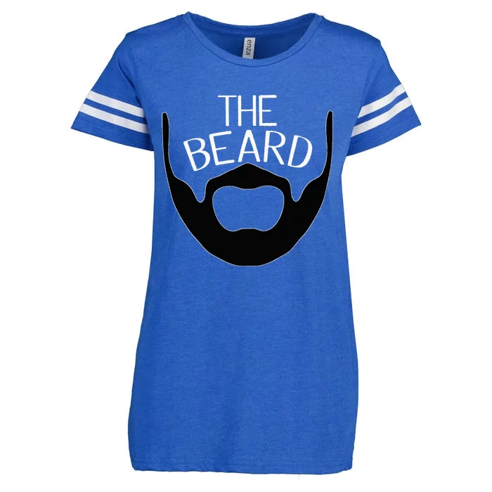 Beauty And The Beard Matching Couples Enza Ladies Jersey Football T-Shirt