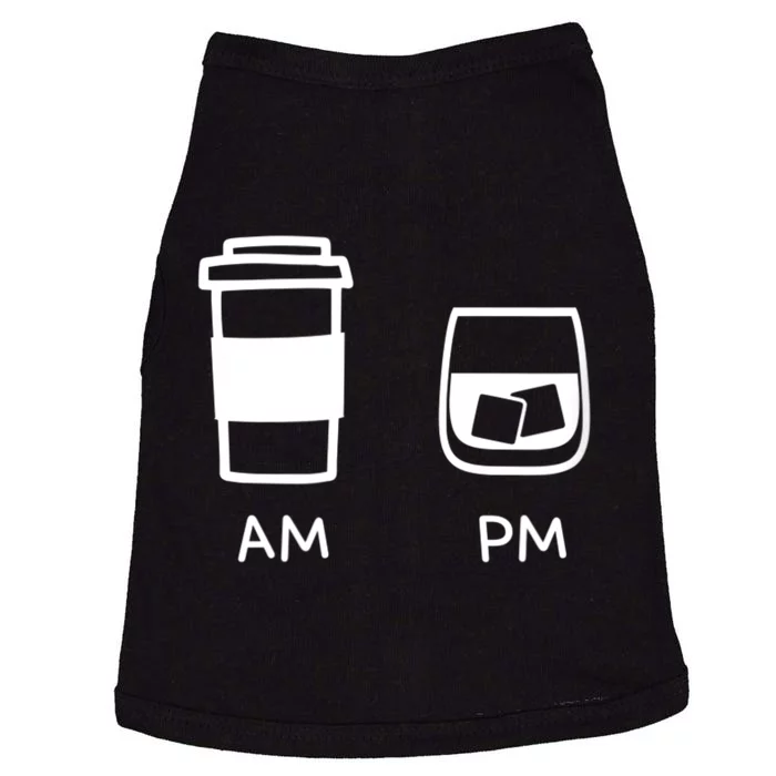 Big And Tall Am To Pm Coffee Whisky Rum Tequila Vodka Doggie Tank