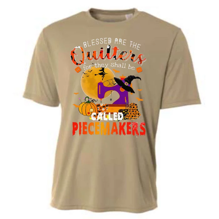 Blessed Are The Quilters For They Shall Be Called Piecemaker Cooling Performance Crew T-Shirt