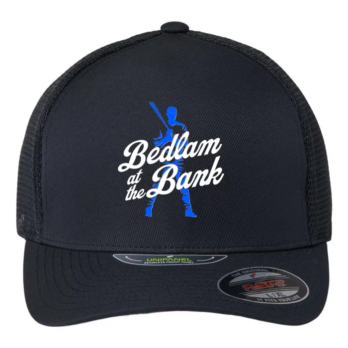 Bedlam At The Bank Baseball Fan Flexfit Unipanel Trucker Cap