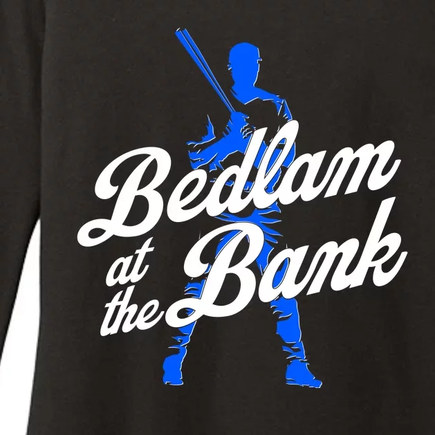 Bedlam At The Bank Baseball Fan Womens CVC Long Sleeve Shirt