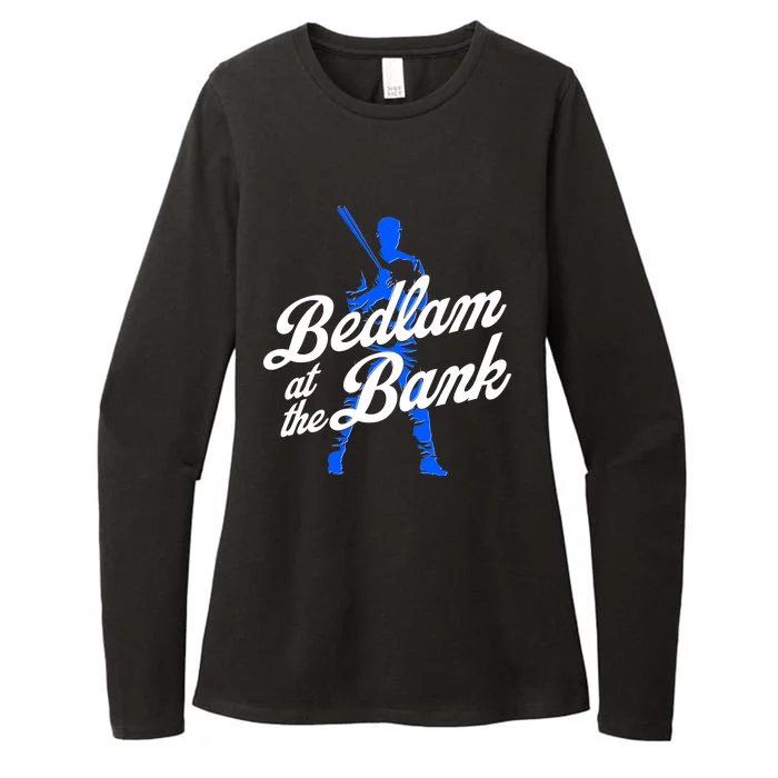 Bedlam At The Bank Baseball Fan Womens CVC Long Sleeve Shirt