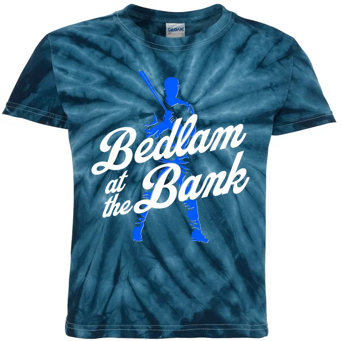 Bedlam At The Bank Baseball Fan Kids Tie-Dye T-Shirt