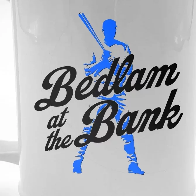 Bedlam At The Bank Baseball Fan Front & Back Beer Stein