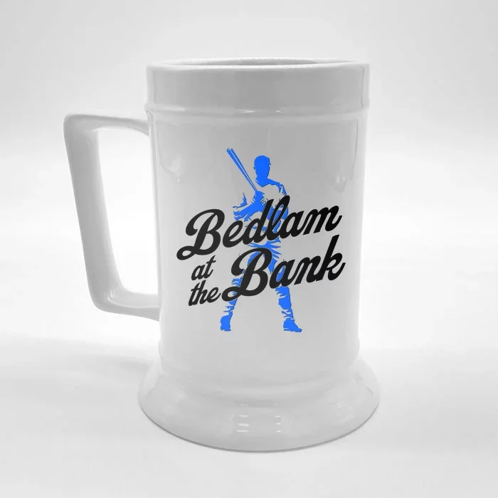 Bedlam At The Bank Baseball Fan Front & Back Beer Stein