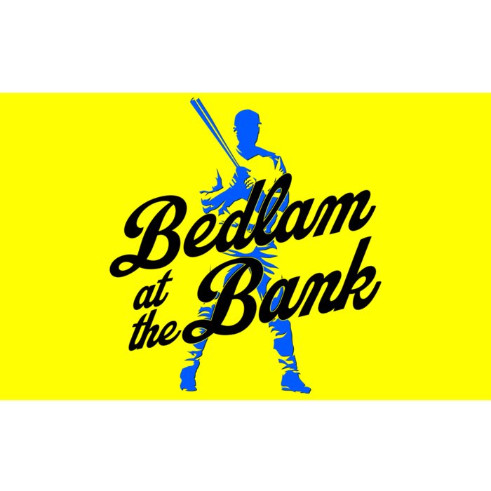 Bedlam At The Bank Baseball Fan Bumper Sticker