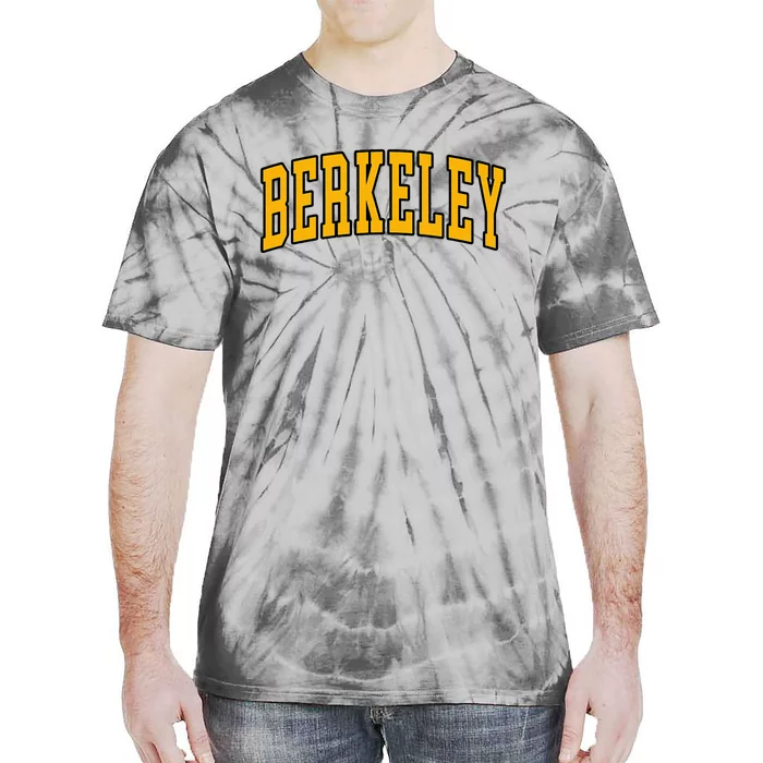 Berkeley Arched Text Yellow Berkeley Tie-Dye T-Shirt