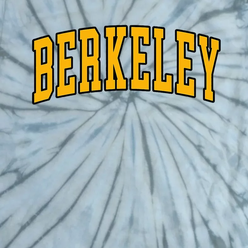 Berkeley Arched Text Yellow Berkeley Tie-Dye T-Shirt