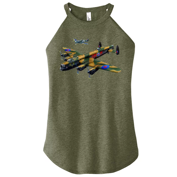 Battle of Britain Airforce War Plane Women’s Perfect Tri Rocker Tank