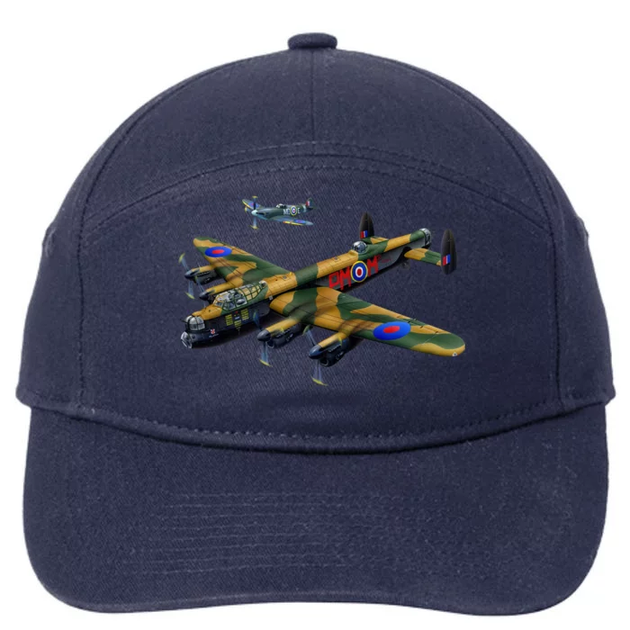 Battle of Britain Airforce War Plane 7-Panel Snapback Hat