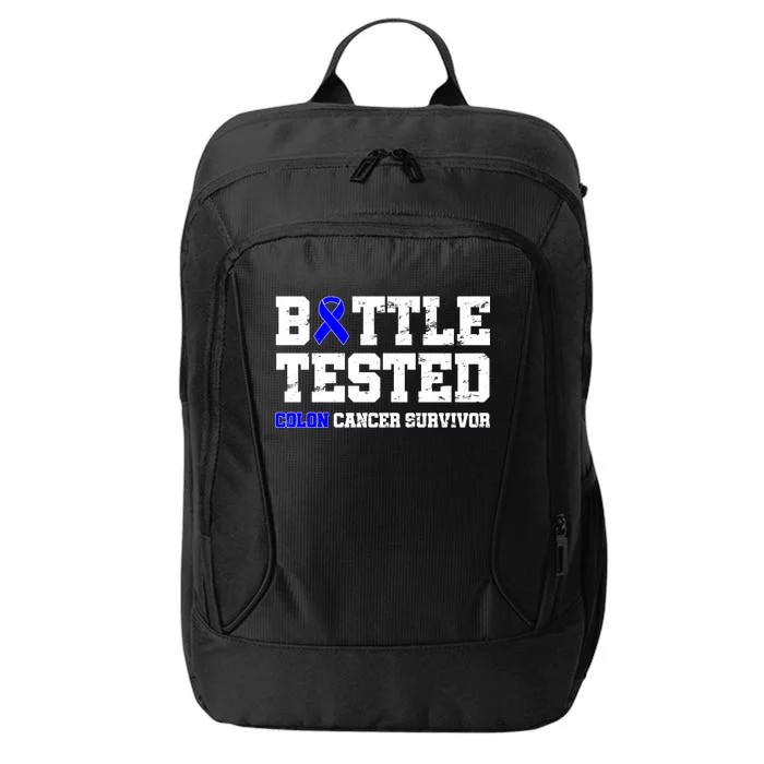 Battle Tested Colon Cancer Survivor City Backpack