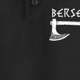 Berserker Axe Viking Warrior Dry Zone Grid Performance Polo